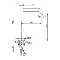 Смеситель для раковины Gappo G1006-243