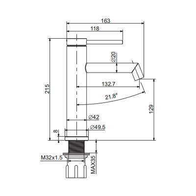 Смеситель для раковины Prohanss P36.10.05