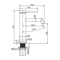 Смеситель для раковины Prohanss P36.10.09