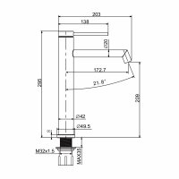 Смеситель для раковины Prohanss P36.15.05