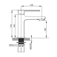 Смеситель для раковины Prohanss P65.10.03