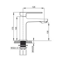 Смеситель для раковины Prohanss P65.10.09