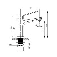 Смеситель для раковины Prohanss P66.10