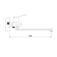 Смеситель для ванны Shevanik S6222T