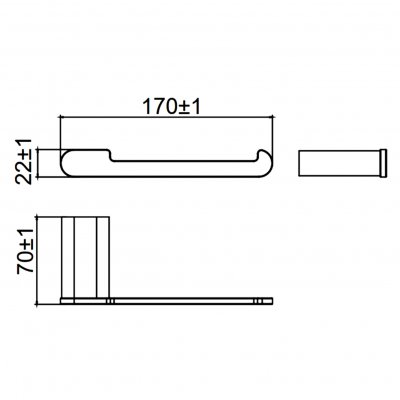 Держатель туалетной бумаги Gappo G30903-25