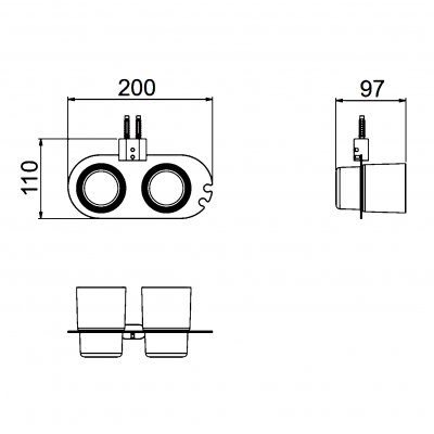 Стаканы для ванной Gappo G30908-5