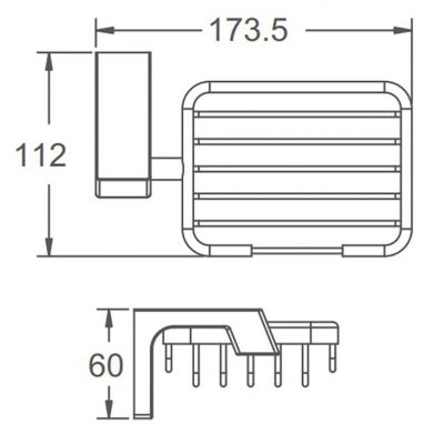 Мыльница Frap F30602-19