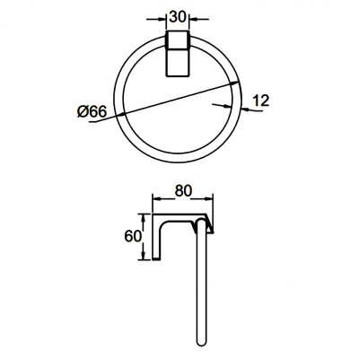 Полотенцедержатель Frap F30604-9