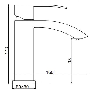 Смеситель для раковины Frap F10803-9