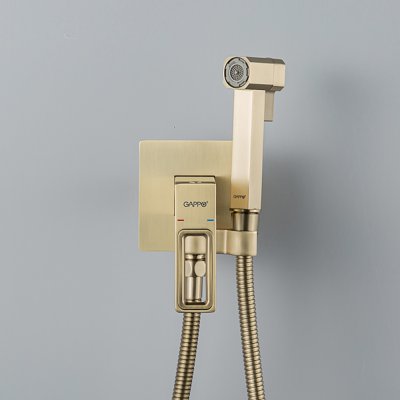 Смеситель с гигиеническим душем Gappo G7217-13