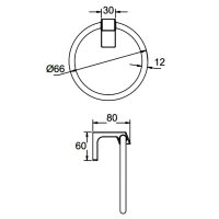 Полотенцедержатель Frap F30604