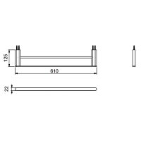 Полотенцедержатель Gappo G30909-5