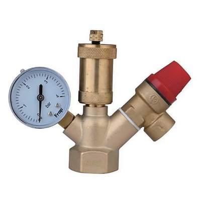 Группа безопасности котла (компактная) ВР 1х3 бар Frap F286.06 уп. 1 шт.