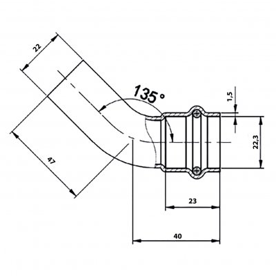 Угольник 45° 22x22 Gappo G1112.2222 уп. 5 шт.