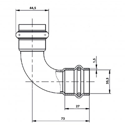 Угольник 90° 35x35 Gappo G1113.3535 уп. 5 шт