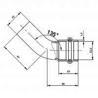 Угольник 45° 22x22 Gappo G1112.2222 уп. 5 шт.