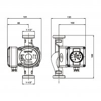 Насос циркуляционный с частотным регулированием 1 1/2“ Gappo G830.256.180 уп. 1 шт.