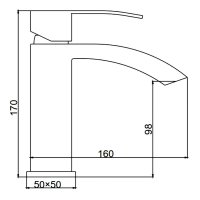 Смеситель для раковины Frap F10803-9