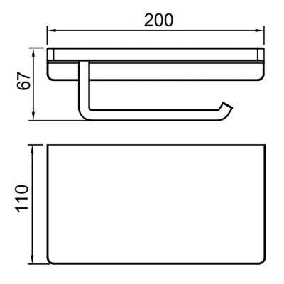 Держатель туалетной бумаги Gappo G30803-9