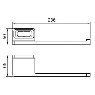 Держатель туалетной бумаги Gappo G30803-23