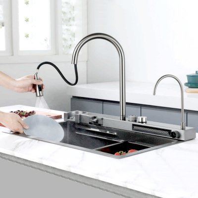 Мойка для кухни из нержавеющей стали OUTE T87546Y-2