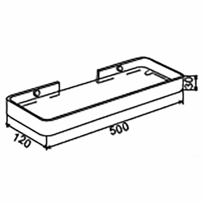 Полочка для ванной Prohanss P340.0550.01