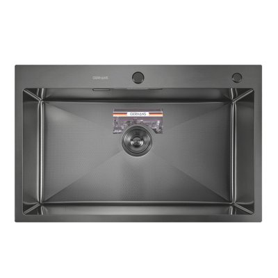 Мойка для кухни из нержавеющей стали Gerhans K37750BD
