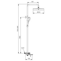 Душевая стойка Gappo G2427