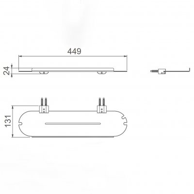 Полка в ванную Gappo G30907-5