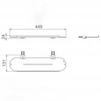 Полка в ванную Gappo G30907-5