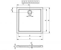 Душевой поддон акриловый Riho Zurich 150x80 DA7800500000000