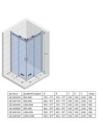 Душевой угол Riho Baltic 87x77 L GE1001700