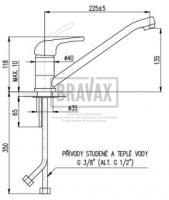 Смеситель для раковины Rav Slezak Svitava S305.5