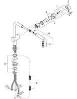 Смеситель для кухни Grohe Minta 32168000 хром