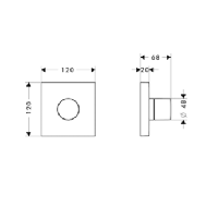 Смеситель Hansgrohe Axor Starck ShowerCollection 10932000 хром