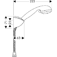 Душевой гарнитур Hansgrohe Croma 27548000