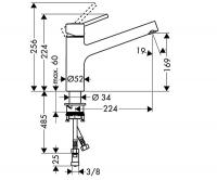 Смеситель для кухни Hansgrohe Talis S 32852800