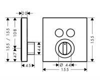 Смеситель Hansgrohe ShowerSelect 15768000