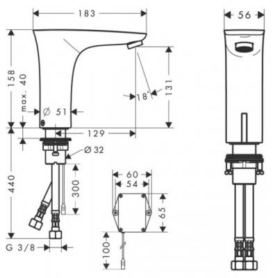 Сенсорный смеситель Hansgrohe Pura Vida 15171400