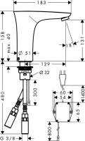 Сенсорный смеситель Hansgrohe Pura Vida 15172400