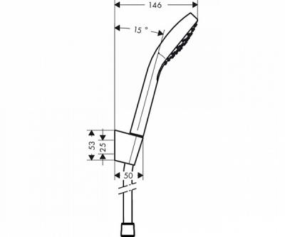 Душевой гарнитур Hansgrohe Croma Select S 26410400