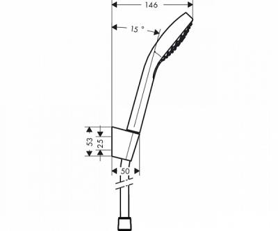 Душевой гарнитур Hansgrohe Croma Select S 26421400