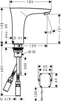 Сенсорный смеситель Hansgrohe Pura Vida 15170000