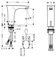 Сенсорный смеситель Hansgrohe Pura Vida 15173000