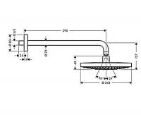 Верхний душ Hansgrohe Raindance Select S 240 26470000