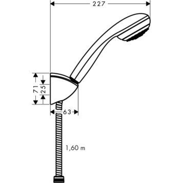 Душевой гарнитур Hansgrohe Crometta 27577000