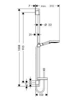 Душевая стойка Hansgrohe Raindance Select S 120 26633000