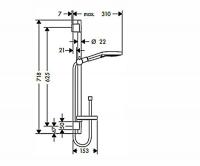 Душевая стойка Hansgrohe Raindance Select S 120 26632400