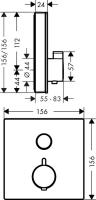 Смеситель Hansgrohe ShowerSelect 15737400