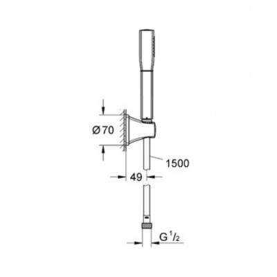 Душевая лейка Grohe Grandera 27993000